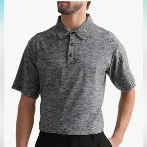 NWT Kailand quick dry 4 way stretch black/grey polo shirt size XL